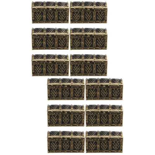 ARTIBETTER 24 pcs rustic treasure chest pirate jewelry for kids pirate treasure coins keepsake jewelry chest pirate