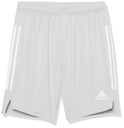 adidas boys Condivo 21 Shorts Team Light Grey/White Medium