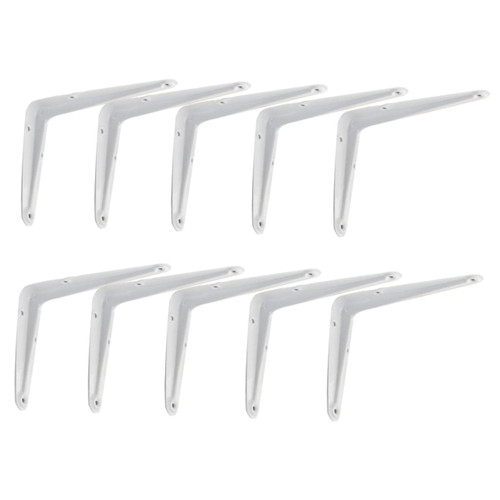 DOITOOL 10pcs 6 Right Angle Bracket Tripod Stand Angle Bracket Shelf Corner Brace Shelf Support Shelf Bracket Iron Angle Bracket Laminate Triangle