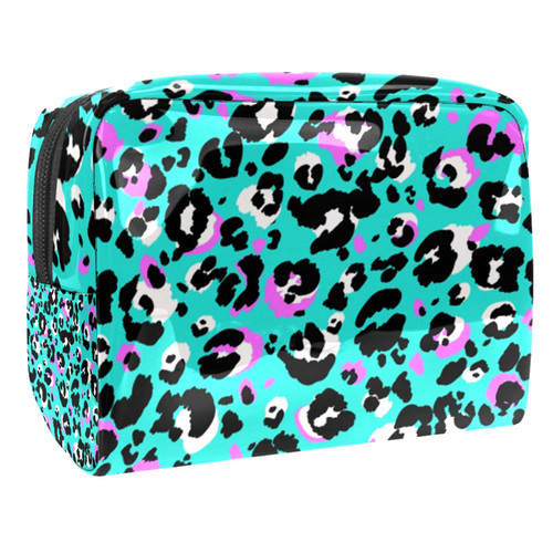 Portable Makeup Bag with Zipper Travel Toiletry Bag for Women Handy Storage Cosmetic Pouch Animal Print Portable Makeup Bag with Zipper Travel Toiletry Bag for Women Handy Storage Cosmetic Pouch Animal Print