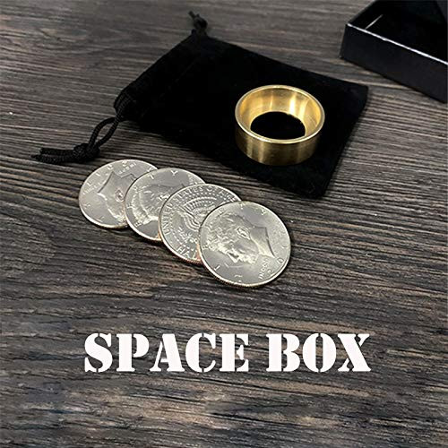 SUMAG Space Box Magic Tricks Coin Appear Vanish Magic Magician Close up Illusions Gimmick Props Mentalism Funny Magic