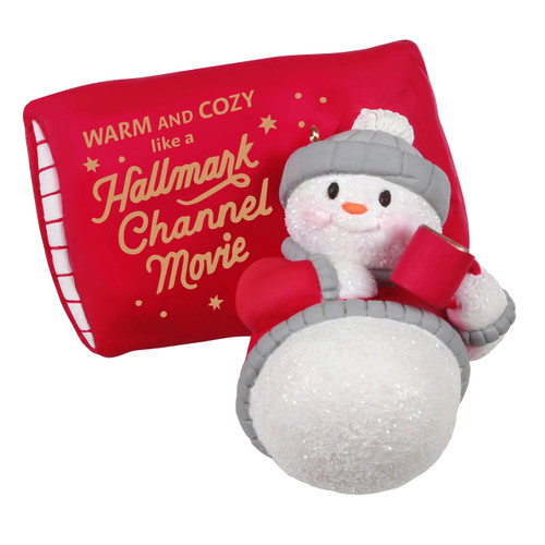 Hallmark Keepsake Ornament 2020, Hallmark Channel Warm & Cozy Christmas Snowman (1599QGO6171) Hallmark Keepsake Ornament 2020, Hallmark Channel Warm & Cozy Christmas Snowman (1599QGO6171)