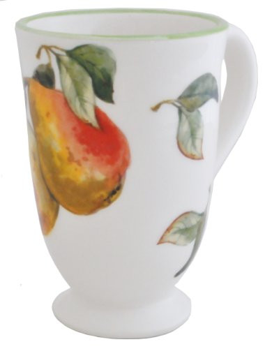 Abbiamo Tutto Pear Mug, 5-Inch by 5.25-Inch, Set of 2