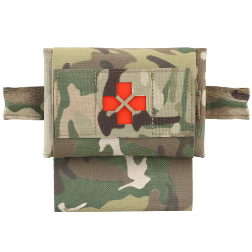Tactical Micro MED Pouch Belt Trauma Kit Pack MOLLE Rapid Deployment First Aid Bag with Tourniquet Holder