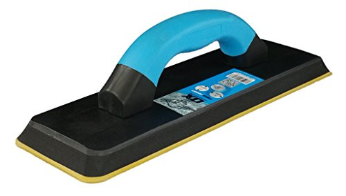 OX Tools 12" x 4" Gum Rubber Grout Float | OX Grip Handle