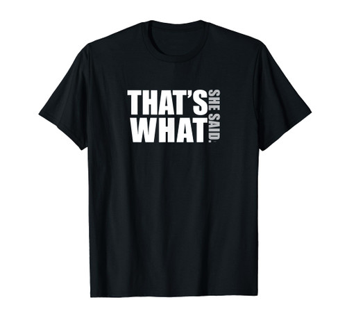 The Office That's What She Said Dunder Mifflin Logo T-Shirt