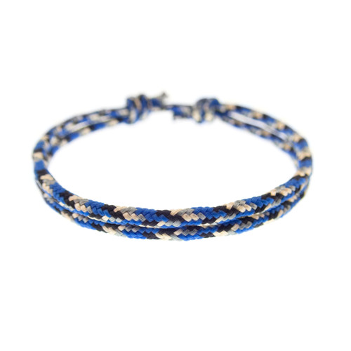 Easy Sliding Knot Bracelet. Slip Knot Friendship Bracelet. Simple Adjustable Rope Jewelry of String. Single Paracord Bracelet Men, Women 2mm