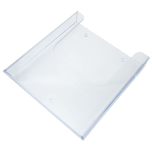 Operitacx Wall Mount File Holder Clear Hanging File Organizer Holder Wall Mounted Mail and Magazine Storage Rack Acrylic Space- Saving Pocket File Holder for Home Office Wall Mount Magazine Rack
