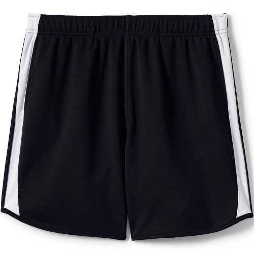 Lands' End Uniform Girls Athletic Short Black Womens Regular Medium