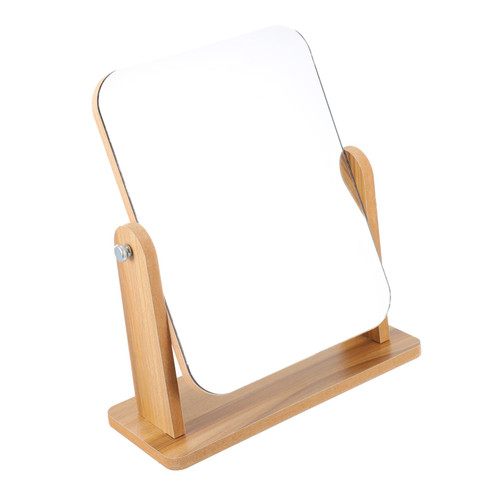 FRCOLOR 1 PC Vanity Mirror Desk Vanity Mirror Rectangular Mirror Makeup Vanity Mirror Travel Cosmetic Mirror Standing Makeup Mirror Desktop Vanity Mirror Cosmetic Table Mirror Glass Lenses