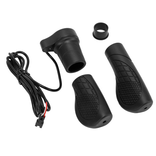 Alomejor Electric Bike Half Throttle Grip Ebike Modified Throttle Part Handlebar Grip Twist Speed Throttle for Electric Bike
