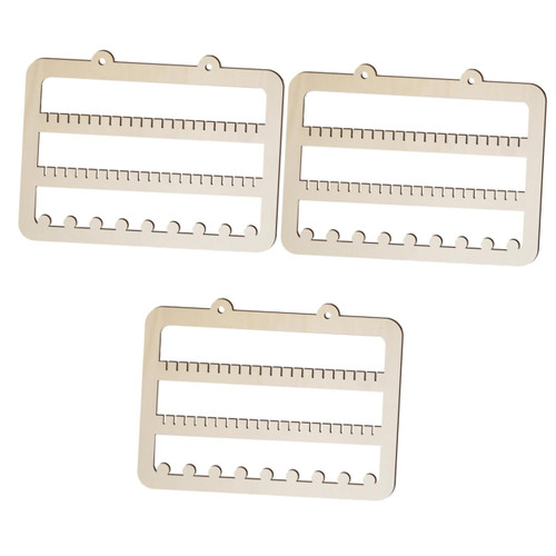 Cabilock 3pcs jewelry rack jewelry hanger wall mounted jewelry organizer Jewelry Display jewelry organizer wood display stand Hanging Earring Organizer jewelry plate earrings Cabilock 3pcs jewelry rack jewelry hanger wall mounted jewelry organizer Jewelry Display jewelry organizer wood display stand Hanging Earring Organizer jewelry plate earrings