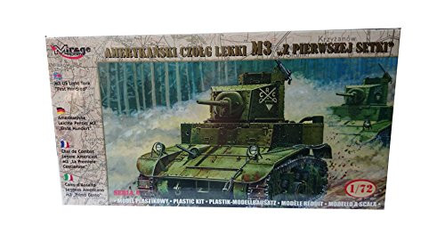 Mirage Hobby M3 Us Light Tank (Early) (1/72 Scale) Mirage Hobby M3 Us Light Tank (Early) (1/72 Scale)