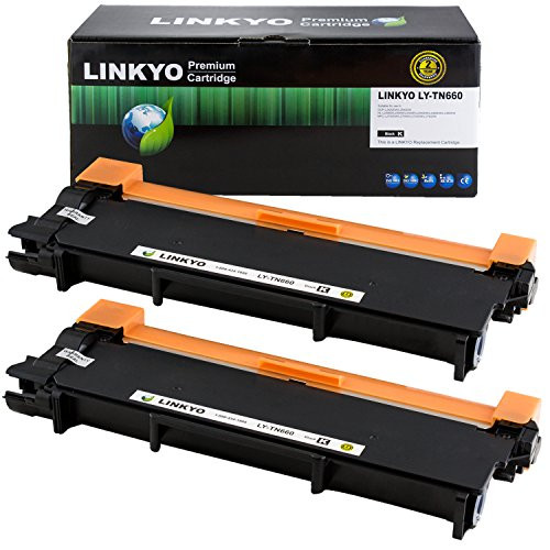 LINKYO Compatible Toner Cartridge Replacement for Brother TN660 TN-660 TN630 (Black, High Yield, 2-Pack) LINKYO Compatible Toner Cartridge Replacement for Brother TN660 TN-660 TN630 (Black, High Yield, 2-Pack)