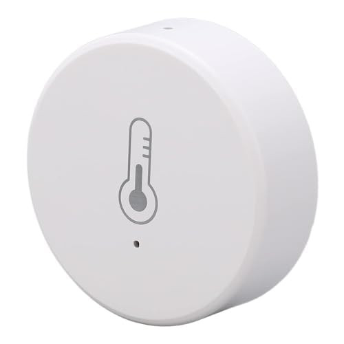 NGNSKY Zigbee WiFi Smart Temperature and Humidity Monitor Sensor Compatible with Alexa,Google Assistant,SmartThings,IFTTT,ZigBee Hub Required.