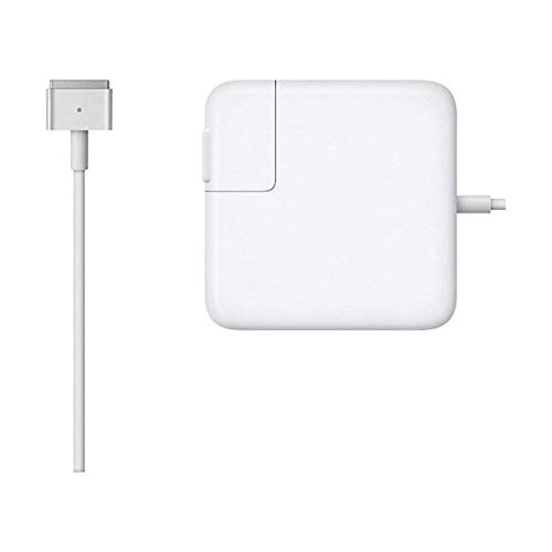QCheng Compatible with MacBook Book Air Charger - 45W MagSafe 2 T-Tip AC Power Adapter for MacBook Air 11in and 13 inch - After Mid 2012 (45W-A) (White)