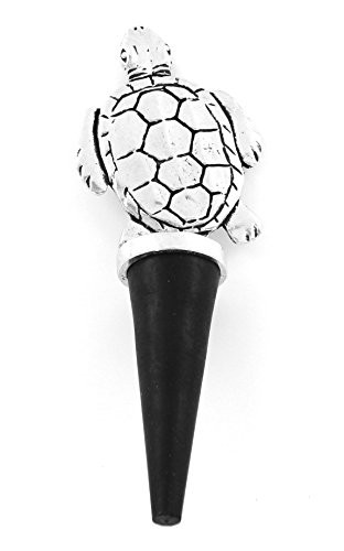 Sea Turtle Bottle Stopper Pewter Flatback Hawksbill Leatherback Loggerhead