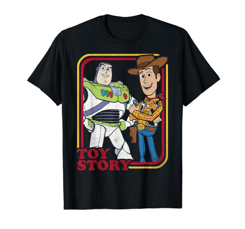 Disney Pixar Toy Story Buzz Lightyear Woody Buds T-Shirt Disney Pixar Toy Story Buzz Lightyear Woody Buds T-Shirt