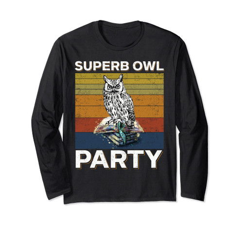 Superb Owl Party - What We Do in the Shadows Owl Lover Long Sleeve T-Shirt