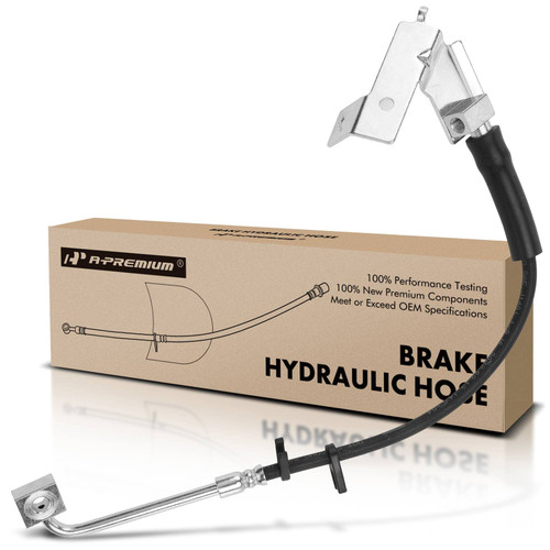 A-Premium Front Passenger Brake Hydraulic Hose Compatible with Select Dodge Models - Ram 1500 2002 2003 2004 2005, 4-Wheel ABS - Replace# 52010180AE