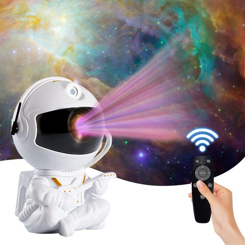 Star Projector Galaxy Night Light - Astronaut Space Projector, Starry Nebula Ceiling LED Lamp with Timer and Remote, Kids Room Decor Aesthetic