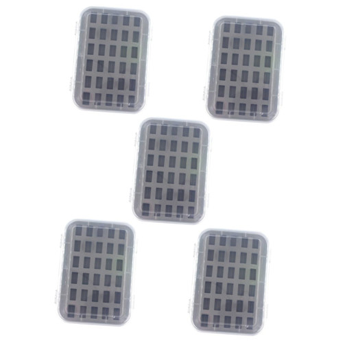 EXCEART 5 Pcs Bobbin Case Bobbin Storage Case Sewing Machine Bobbins Fixing Case for Bobbin Bobbins Case Storage Container Plastic Container Storage Case for Bobbins Crochet Sponge