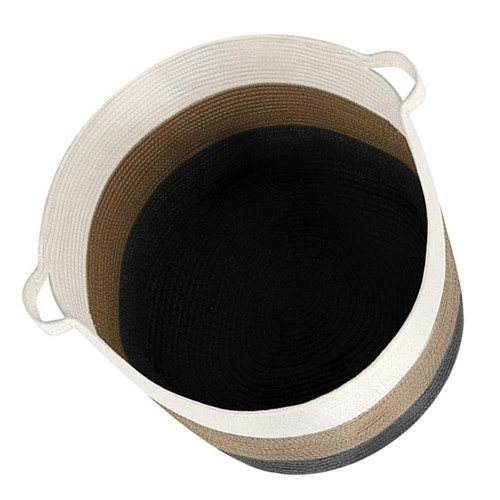 Totority toy storage basket large cotton rope basket clothes laundry hamper toys storage bin blanket storage basket hamper basket folding laundry basket Storage Holder wicker basket plant