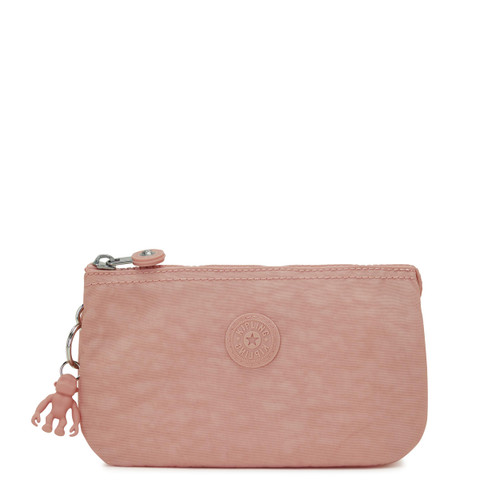Kipling Women's Creativity Large Pouch, Versatile Cosmetics Kit, Lightweight Travel Organizer, Tender Rose