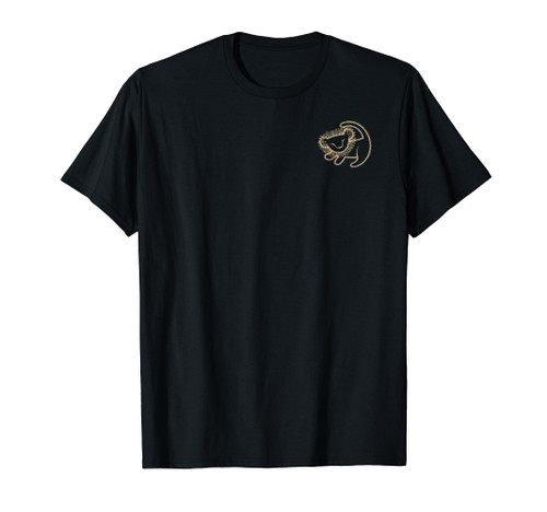 Disney Lion King Simba Gold Cave Painting Graphic T-Shirt T-Shirt