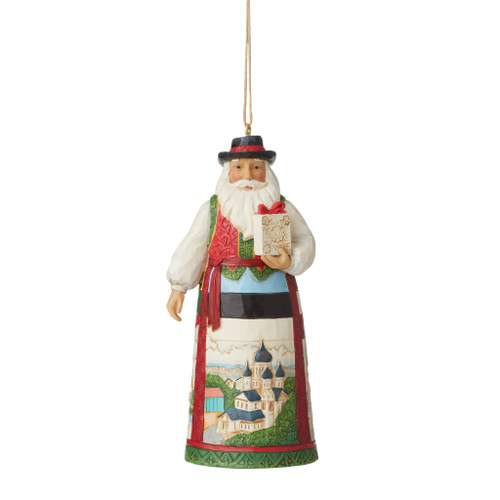 Enesco Jim Shore Heartwood Creek Christmas Around The World Baltic Santa Hanging Ornament, 4.5 Inch, Multicolor Enesco Jim Shore Heartwood Creek Christmas Around The World Baltic Santa Hanging Ornament, 4.5 Inch, Multicolor