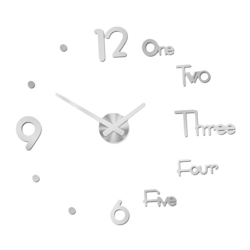 IMIKEYA 1PC DIY Wall Clock Fashion Wall Clock Hanging Clock Wall Clock Sticker Simple Wall Watch
