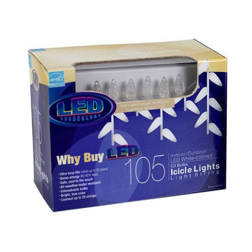 NOMA/INLITEN-Import 47691-88 HW 105CT CW Icicle Set