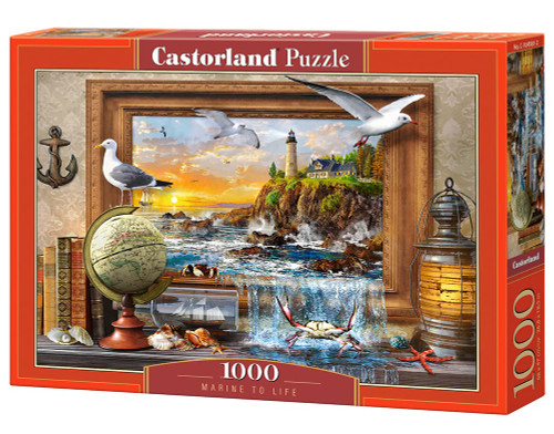 CASTORLAND 1000 Piece Jigsaw Puzzle, Marine to Life, Adult Puzzle, Castorland C-104581-2 CASTORLAND 1000 Piece Jigsaw Puzzle, Marine to Life, Adult Puzzle, Castorland C-104581-2