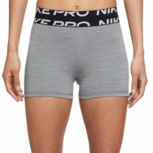 Nike Women's Pro Dri-FIT 3" Graphic Shorts (as1, Alpha, xx_l, Regular, Regular, Smoke Grey, 2X-Large)