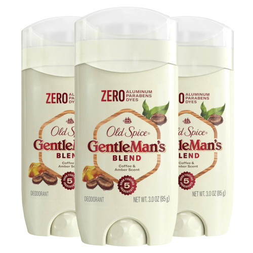 Old Spice Aluminum Free Men's Deodorant, 24/7 Odor Protection, Coffee & Amber, 3.0oz (Pack of 3) Old Spice Aluminum Free Men's Deodorant, 24/7 Odor Protection, Coffee & Amber, 3.0oz (Pack of 3)