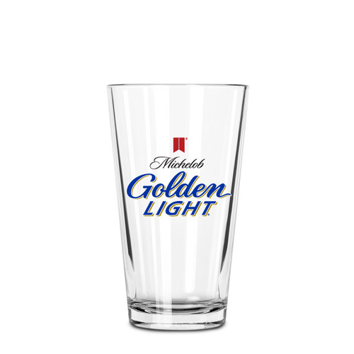 Michelob Ultra Pint Beer Glass, 16 oz, Clear