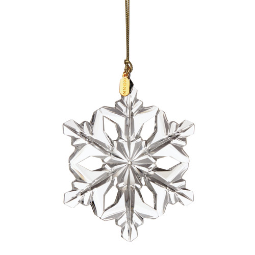 LENOX 2023 Optic Snowflake Ornament, 0.26, Clear