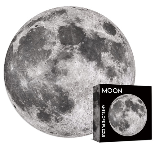 Antelope - 1000 Piece Puzzle for Adults, Space Moon Jigsaw Puzzles 1000 Pieces, Telescope Planet Close-up Round Puzzle, High Resolution, Matte Finish, No Dust Space Puzzle