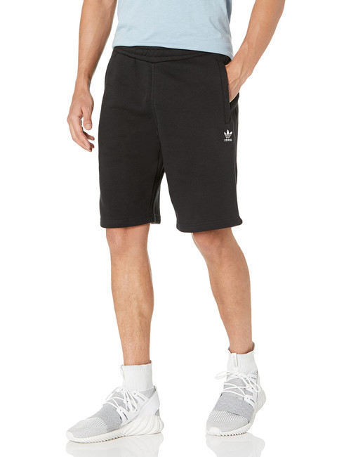 adidas Originals Men's Trefoil Essentials Shorts, Black, X-Small adidas Originals Men's Trefoil Essentials Shorts, Black, X-Small