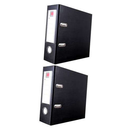 Ciieeo 2pcs Multi Pocket Folder Portfolio Organizer Lever Arch Folder Binder Pockets Poly Folder Document Organizer Envelope Folder Binder Clips Office folders Paper a5 File Holder