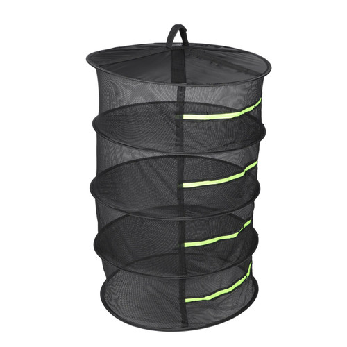 Happyyami Herbal Drying net Dryer Rack Hanging Rack Flower Drying Rack Collapsible Laundry Drying Rack Outdoor Clothes Drying Rack Drying Mesh Net Folding Storage Basket Steel Ring