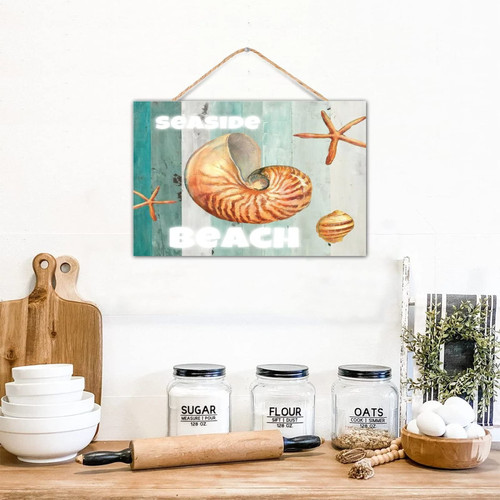 Sea Snail Starfish Nautical Beach Ocean Theme Wood Wall Sign Wall Art Decoration Personalized Turtle Sea Life Seaturtle Seahorse Signs Retro Wood Sign Plaque for Laundry Bathroom Cottage 12x8in Sea Snail Starfish Nautical Beach Ocean Theme Wood Wall Sign Wall Art Decoration Personalized Turtle Sea Life Seaturtle Seahorse Signs Retro Wood Sign Plaque for Laundry Bathroom Cottage 12x8in