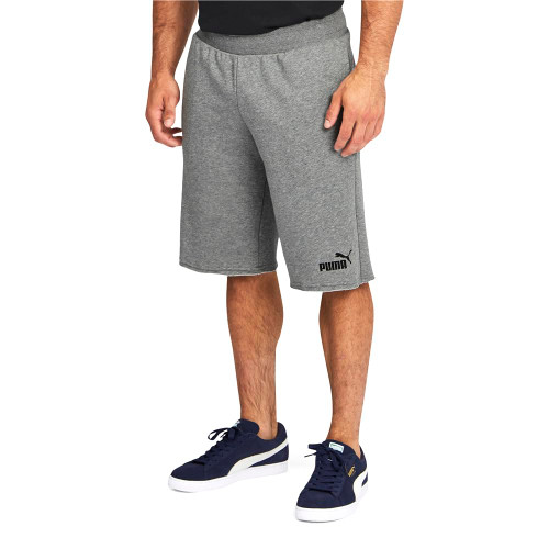 PUMA Mens Essential 12" Shorts Athletic Bottoms Casual - Grey - Size S