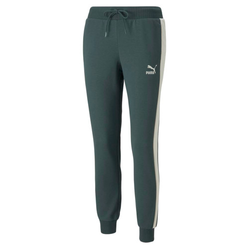 PUMA Womens Iconic T7 Pants Casual - Green - Size XS