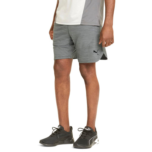 PUMA Mens Train Cloudspun 8" Shorts Athletic Bottoms Casual Moisture Wicking - Grey - Size XL