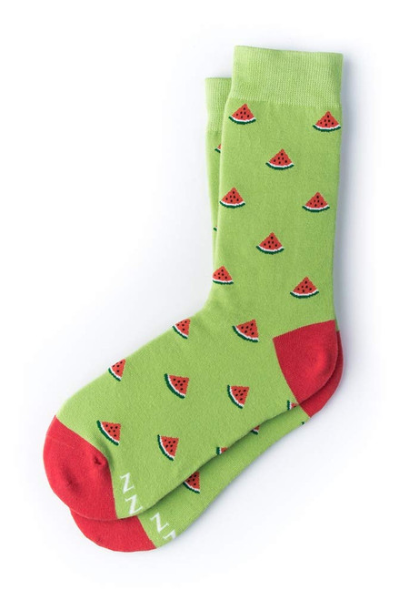 "One In A Melon" Women's Watermelon Hipster Novelty Crew Carded Cotton Food Socks (1 Pair) "One In A Melon" Women's Watermelon Hipster Novelty Crew Carded Cotton Food Socks (1 Pair)