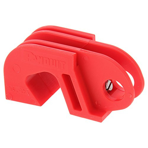 Panduit PSL-CB Universal Circuit Breaker Lockout Device, Red