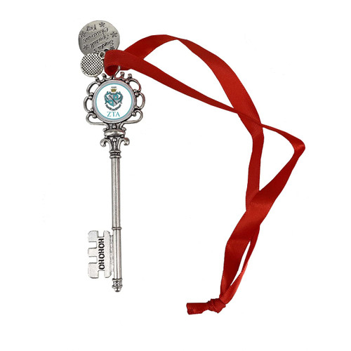 Zeta Tau Alpha Sorority Christmas Tree Ornament Santa Magic Key Decor Party Home Office Holiday Decor (Zeta Tau Alpha 3)