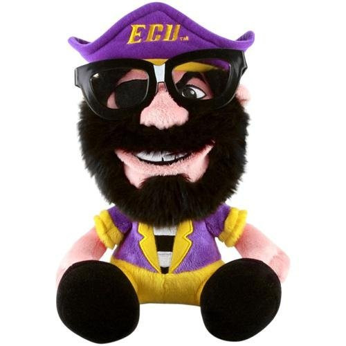 Fabrique Innovations NCAA East Carolina Pirates Study Buddy Plush Toy, Medium, Black Fabrique Innovations NCAA East Carolina Pirates Study Buddy Plush Toy, Medium, Black