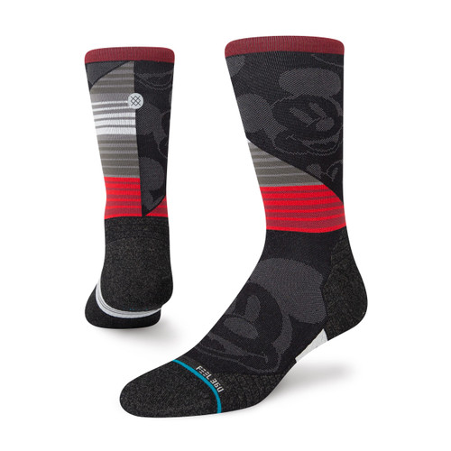 Stance Crew Classic Mickey Socks (Medium, Black)
